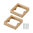 thumbnail image 2 of GROWTH TANK 2 Pieces Single Socket Spacers Switche Accessory for Office Living Room Home golden, 2 of 9