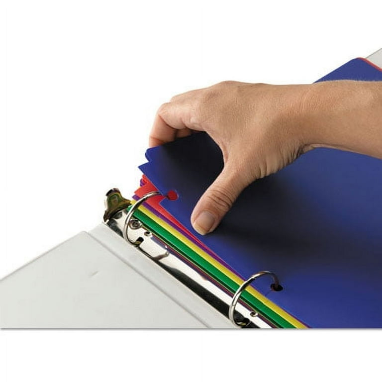 Poly Snap-In Two-Pocket Folder, 50-Sheet Capacity, 11 x 8.5, Assorted, 10/Pack Poly Snap-In Two-Pocket Folder, 50-Sheet Capacity, 11 x 8.5, Assorted, 10/Pack