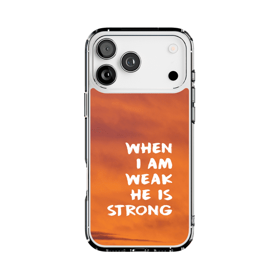 DistinctInk MagSafe Clear Case for Apple iPhone 17 Pro Max (6.9" Screen) - Show Your Love of Christ - Shockproof Protection