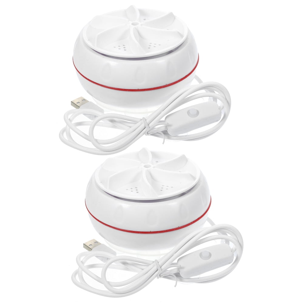 2Pcs Portable Washer Mini Washing Machine Clothing Washer USB Washing Machine for Dorm Home