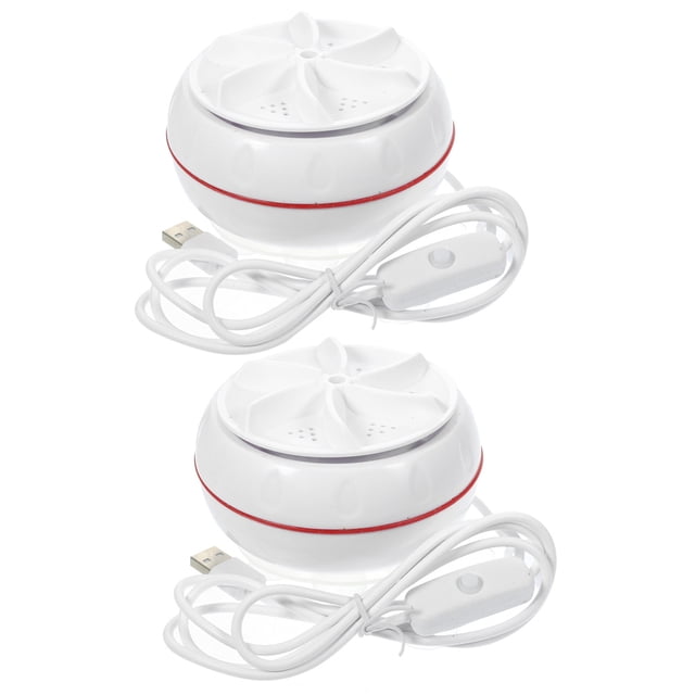Mini lavadora portátil de 2 piezas, lavadora de ropa con puerto USB para dormitorio y hogar.