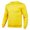 Yellow, variant on Mens Sweatshirt, Awwp Men's Casual Solid Color Crew Neck Sweatshirts Blue L