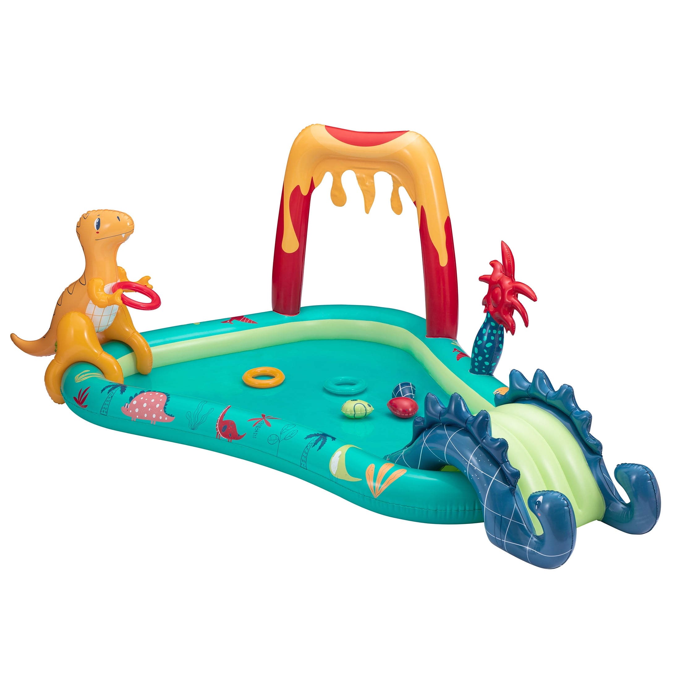 Bluescape Dino Play Center, Inflatable Pool Game & Toys, Age 2 & up, Unisex