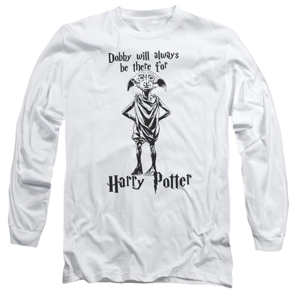 Harry Potter Always Be There Long Sleeve Adult 18/1 T-Shirt  White