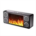 thumbnail image 1 of Altavoz Bluetooth Estéreo Panorámico de 360° con Sonido Envolvente y Efecto Chimenea de Llama. Subwoofer HIFI para el Hogar. Compatible con Reproducción TF, USB y AUX., 1 of 5