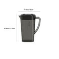 thumbnail image 3 of 2L Cold Water Kettle with Filter Spigot, Refrigerator Drink Dispenser, PP Fruit Tea Lemonade Bucket for Home, Black, 3 of 9