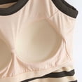 thumbnail image 2 of Tsesme Women's Striped Tank Tops with Built in Bras Round Neck Ribbed Sleeveless Tee Stretchy Slim Athletic Camisoles M, 2 of 5