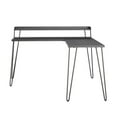 thumbnail image 4 of Ameriwood Home Haven L Desk with Riser, Black Oak, 4 of 9
