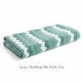 thumbnail image 3 of Aoznliie Bath Towel,Quick Drying Cotton Bath Towels,14x 30 in Soft & Absorbent Bath Towels for Bathroom Hotel Gyms,Green, 3 of 5