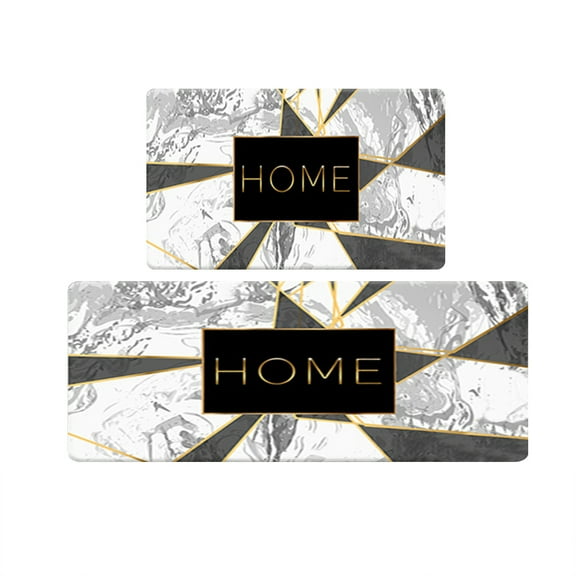 Anti-Fatigue Designer Kitchen Mat Non Slip Stain Resistant Easy Clean Thick Comfort Door Bath Rug16" x 24"