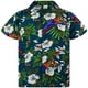 thumbnail image 3 of Camisas para hombre con estampado 3D de loros tropicales lindos, ropa de calle hawaiana de gran tamaño para playa, ropa de hombre con solapa y botón, 3 of 5