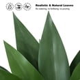 thumbnail image 7 of 16in Faux Agave Plant, UV Protected Green Artificial Agave, Unpotted Mini Fake Succulent for Indoor Outdoor Decoration, 7 of 7