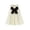 Beige, variant on Toddler Girls Sleeveless Bowknot Dress - Embroidery Party Dance Gown, Elegant Birthday Outfit and Special Occasion Clothes for Kids