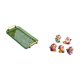 thumbnail image 5 of Bandeja para servir,Bandeja rectangular para servir en la cocina con asa,Figura de escritorio,Figura de Dios de la Fortuna de Dibujos Animados,Regalo Feng Shui,Linda estatua del Dios de la, 5 of 8