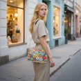 thumbnail image 7 of FORMRS Women Crossbody Purse with Chain Strap Vegan Leather Shoulder Handbag, Floral Fiesta, 7 of 7