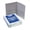 Gray, variant on Esselte Pendaflex  Twin-Pocket Portfolio Embossed Leather Grain Paper Dark Blue
