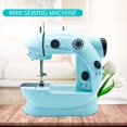 thumbnail image 4 of Duomishu Sewing Machine Mini Portable Handheld Sewing Kit LED Light Thread Cutter DIY Toys Clothes, 4 of 10