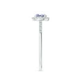 thumbnail image 5 of ANGARA Natural Round Tanzanite Halo Ring with Diamond Accents in 14K White Gold for Women (Size-5mm) | December Birthstone, Birthday, Anniversary, Jewelry Gift for Women | Natural Tanzanite Ring, 5 of 10