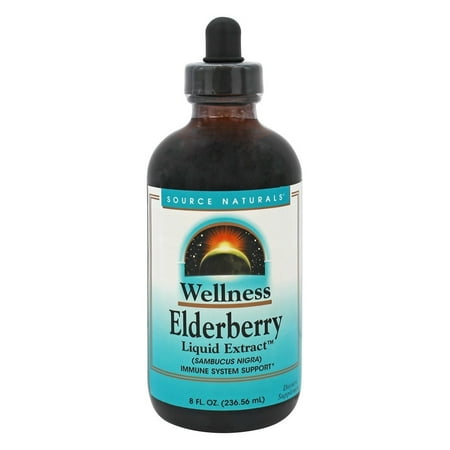 - Source Naturals Source Naturals Wellness Elderberry Liquid Extract, 8 oz