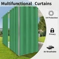 thumbnail image 4 of Rideaux Intérieurs Extérieurs pour Patio \ Panneau de Rideau à Oeillets Bloquant le Soleil pour Intimité, Rideaux Résistants aux Intempéries pour Gazebo, Véranda avant, Pergola, Kaki G x H Panneau, 4 of 8