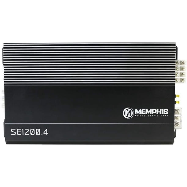 Memphis Audio SE1200.4 Street Edge 1200W 4Channel Car Audio Amplifier