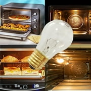 Oven Light Bulb 40 Watt Appliance Light Bulb, High Temperature 300 Degree Resistant Appliance Bulb for Oven, Stove, Refrigerator, Microwave E26 Medium Base, A15 (2-Pack)