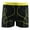 Yellow, variant on WREESH Men's Swim Trunks Athletic Square Leg Swimsuit Jammers Color Block Swimwear Quarter Pants Quick-Drying Swim Shorts Bathing Suits Light Blue