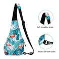 thumbnail image 5 of Small Sling Bag for Women Crossbody Backpack Hiking Travel Daypack Chest Bag Lightweight Shoulder Bag, 5 of 7