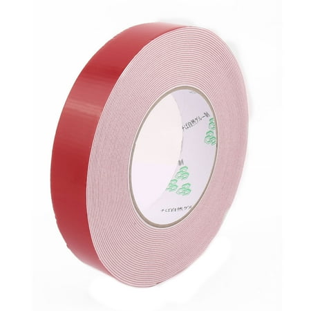 25MM Width 10M Length 1MM Thick White Dual Sided Waterproof Sponge Tape for Car
