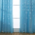 thumbnail image 2 of Curtains Snowflake Sheer Curtains Cute Snow Print Voile Drapes for Living Room Bedroom Privacy Light Diffusing Window Curtain Rod Pocket, 2 of 4