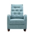 thumbnail image 3 of Wulawindy Baby Room High Back Rocking Chair Nursery Chair , Comfortable Rocker Fabric Padded Seat ,Modern High Back Armchair, 3 of 7