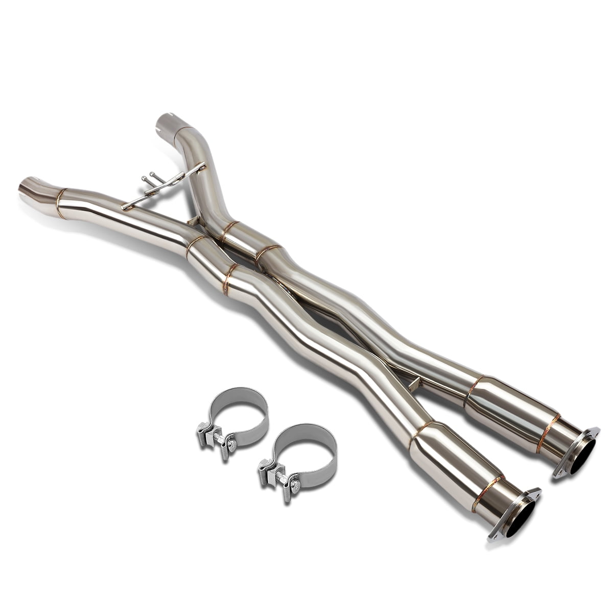 DNA Motoring HDS-CCV97C5+XP Stainless Steel Exhaust Header Manifold with X-Pipe 