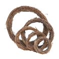 thumbnail image 1 of 35/25/20/15/10cm Marco de corona de aro floral artesanal de ratán Afortunado Sencillez, 1 of 5