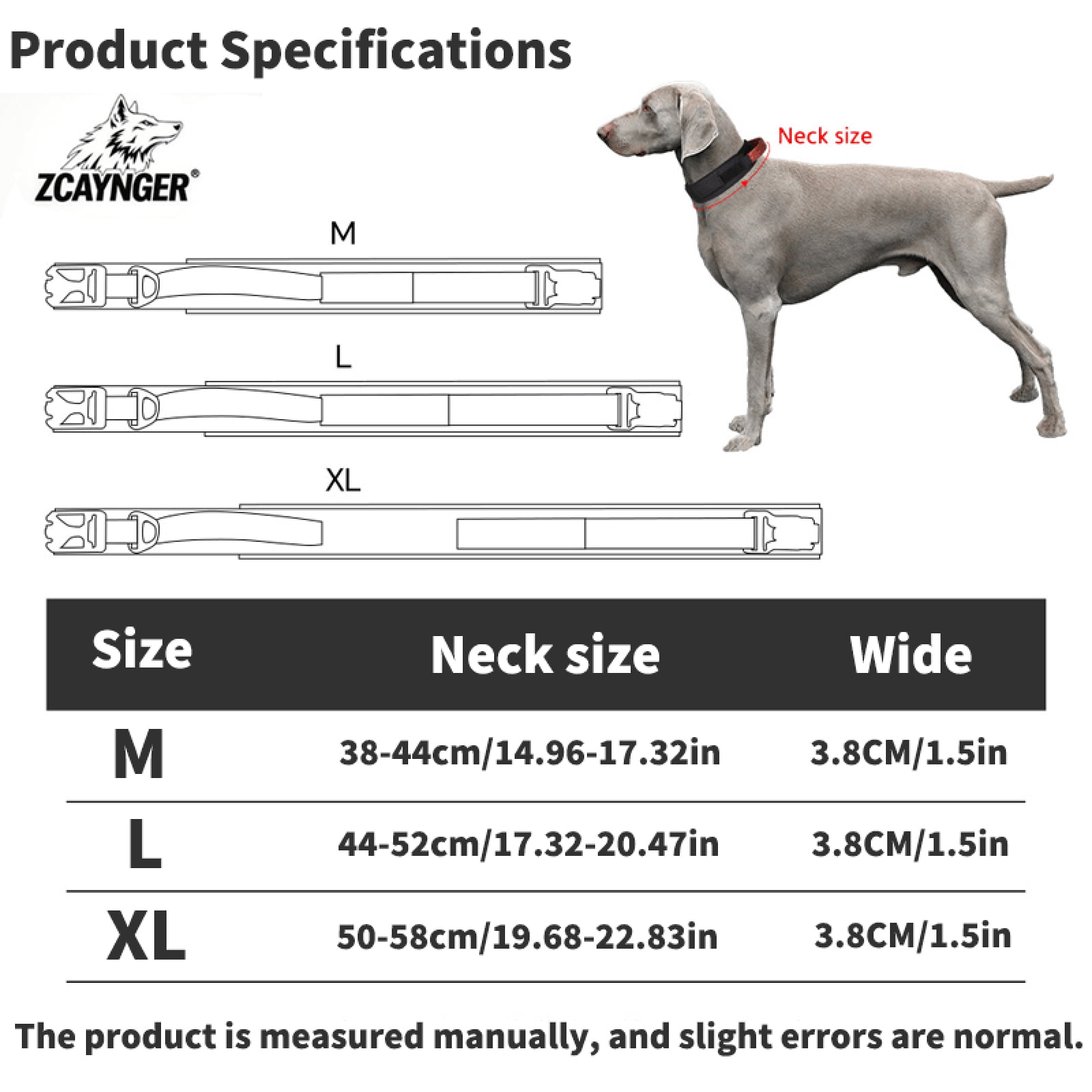 Heavy Duty Dog Collar, Dog CollarforLarge Dogs, Dog CollarwithHandle, Quick Release Buckle, Metal Buckle, Nylon Padded, Camo Green, 1.5inWide, 1 Pc, Big Breed Canine