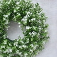 thumbnail image 7 of EUDIDV Decorative Faux Flowers Artificial Green Plant Flower Wreath Simulation Green Plant Garland Home Office Artificial Flowers, 7 of 7