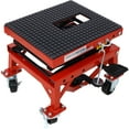 thumbnail image 5 of Olurrisa 300 lbs Hydraulic Motorcycle Scissor Jack Lift Foot Step Wheels for Small Dirt Bikes,red color, 5 of 9