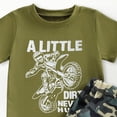 thumbnail image 4 of KPOPLK Toddler Baby Boy Summer Clothes 6 9 12 18 Months 2t 3t 4t Short Sleeve T-Shirt Elastic Waist Shorts Set 2 Piece Outfit Size 5-6 Years,Green, 4 of 4