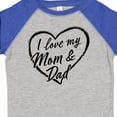 thumbnail image 4 of Inktastic I Love My Mom and Dad in Black Chalk Heart Boys or Girls Toddler T-Shirt, 4 of 5