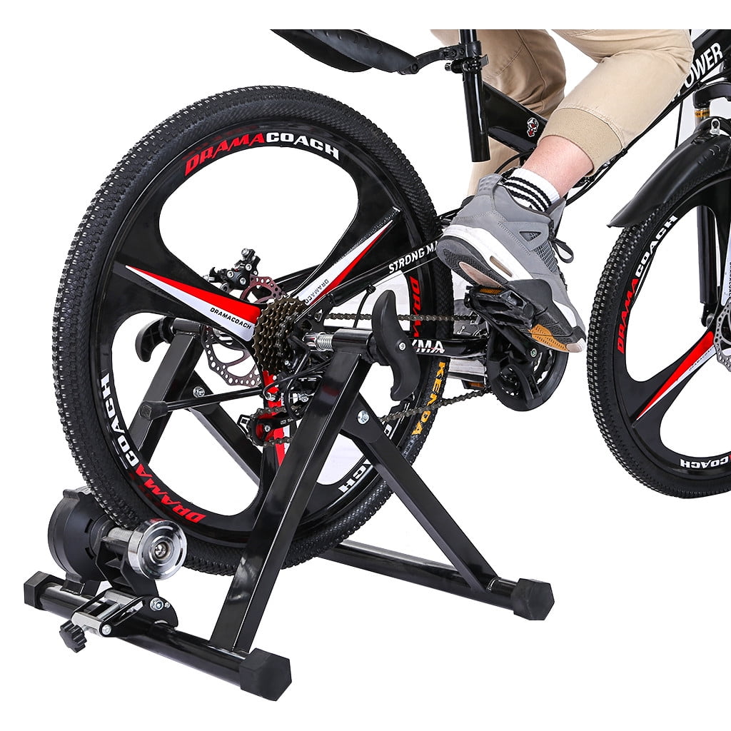 Details about   Bike Trainer Stand Magnetic Bicycle Stationary Stand For Indoor Exercise New 