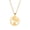 Gold, variant on TEAMER Stainless Steel Flag Pendant Necklaces Figure 4 Long Necklaces For Women Men Trendy Chian Jewelry Gift