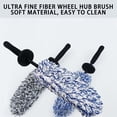 thumbnail image 3 of Wheel Brush For Car Detailing Soft Microfiber Wheel Cleaning Brush With Ergonomic Handle Non-Scratch Car Wash Brush For Rims Tires Bays Motorcycl, 3 of 5