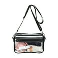 thumbnail image 3 of Unique Bargains 8'x5' Stadium Approuvé PVC Sac à Main à Bandoulière, Noir, 3 of 6