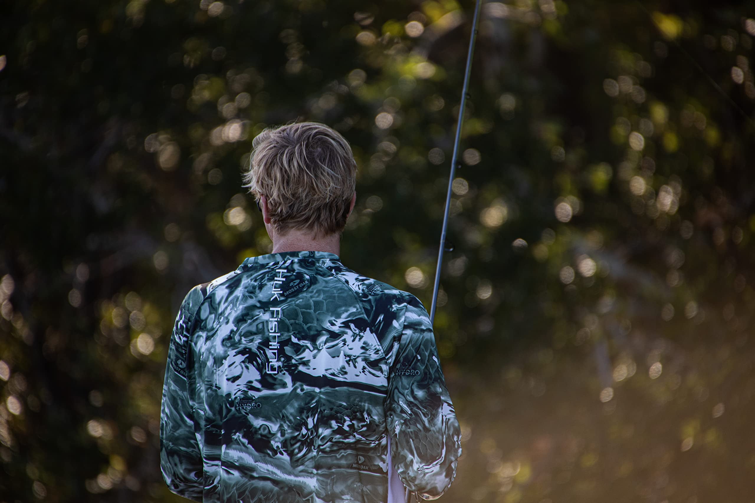 Huk Men's Mossy Oak Pursuit Long Sleeve Performance Shirt (Mossy Oak Hydro  Freshwater, Large)