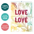 thumbnail image 4 of Tree-Free Greetings Wedding Greeting Card 2 Pack, 100% Recycled Paper, 5x7, Love is Love (GT60187), 4 of 6