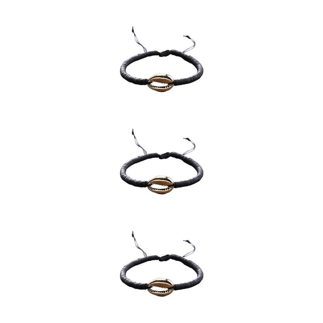 Minnieouse 1 Juego de pulseras trenzadas, de concha, accesorio de moda, accesorios de mujer para el Día de San Valentín para el vestido diario, Type1 NO1 Minnieouse CBP251280