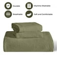 thumbnail image 3 of Superior 3-Piece Florin Cotton Matelasse Sage Bedspread Set, Full, 3 of 10