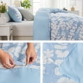 thumbnail image 5 of Hitime Twin Duvet Cover Set, Soft & Breathable Microfiber 3 Pieces Twin Bedding Sets, Pattern Twin Comfy Duvet Cover Set, with Zipper Closure (Twin), 5 of 8