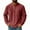Red, variant on Men's Long Sleeve Waffle Henley Shirts Corduroy Casual Henley T-shirts for Men