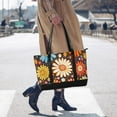 thumbnail image 4 of FORMRS Canvas Laptop Tote Bag for Women with 15.6" Computer Compartments Shoulder Handbag, Blooming Flowers, 4 of 7