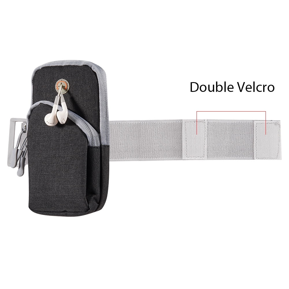 SumacLife Neoprene Adjustable Training Armband With Key Slot, Fits up to 5.5in x 2.75in Screensize